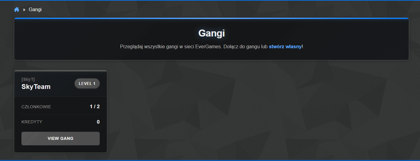 Gangi - Lista gangów